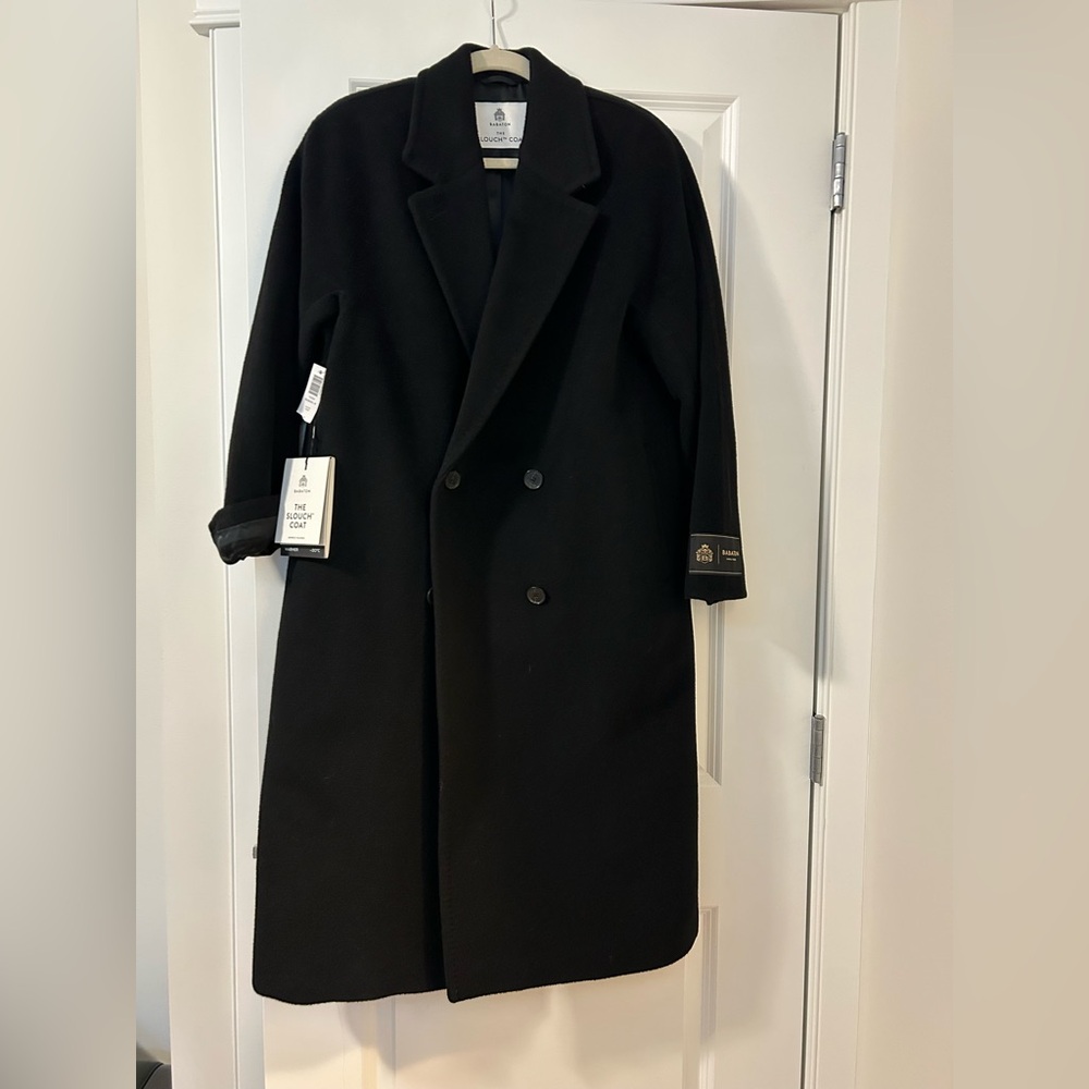 Babaton Slouch Coat (from Aritzia) in black